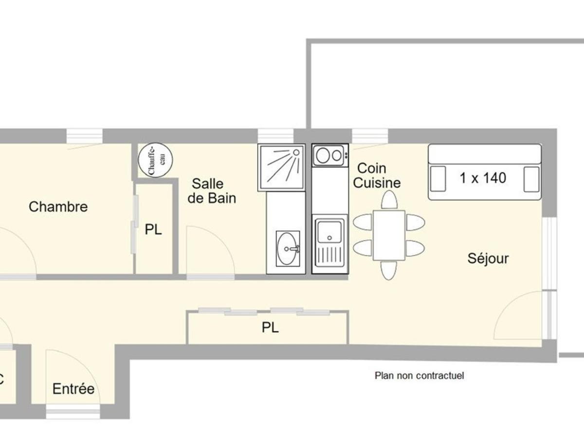 Appartement 2 Pieces Au Coeur Des Saisies - Balcon Sud, Box Inclus, 5 Pers - Fr-1-594-321 Отлюс Экстерьер фото